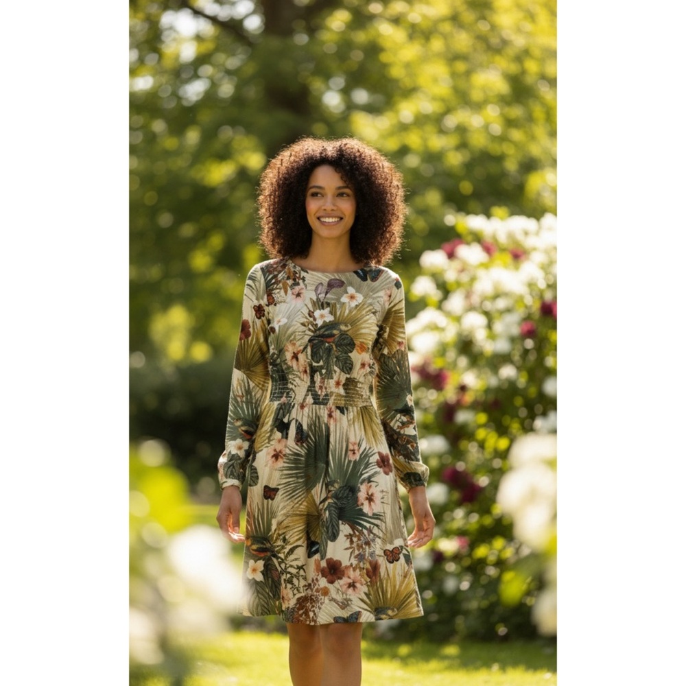 H&M Patterned Dress SIZE 6‎